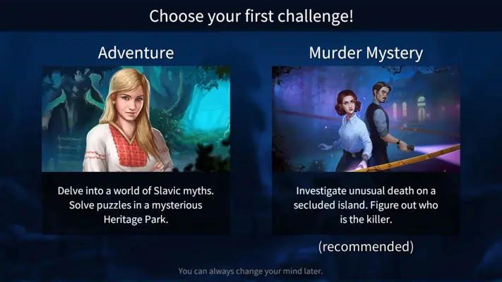 Unsolved: Hidden Mystery Games android App screenshot 1